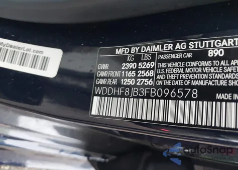 2015 Mercedes-Benz E 350 4Matic z USA, uszkodzony, nr VIN WDDHF8JB3FB096578